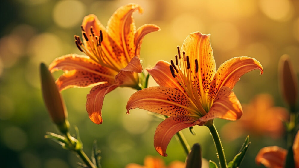 when do tiger lilies bloom