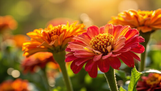 when do zinnias bloom