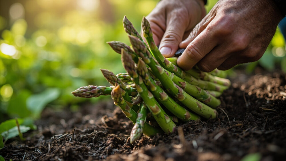 when to harvest asparagus
