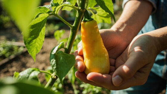 when to harvest banana peppers