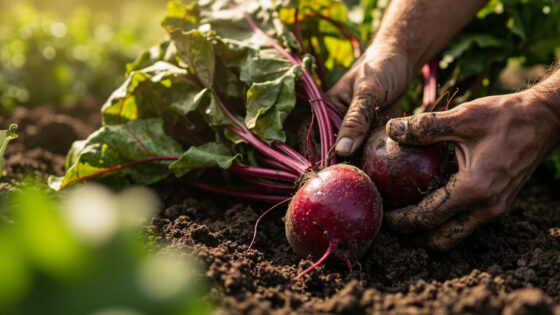 when to harvest beets