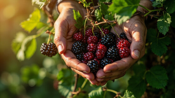 when to harvest blackberries