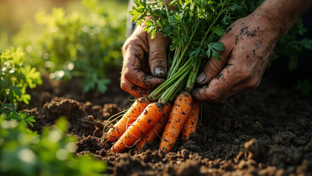 when to harvest carrots