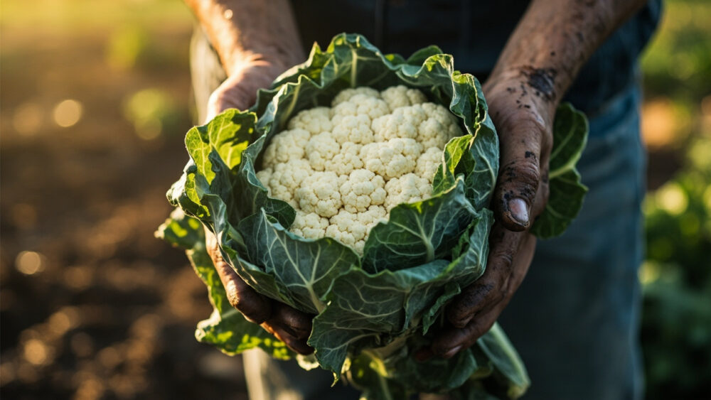 when to harvest cauliflower