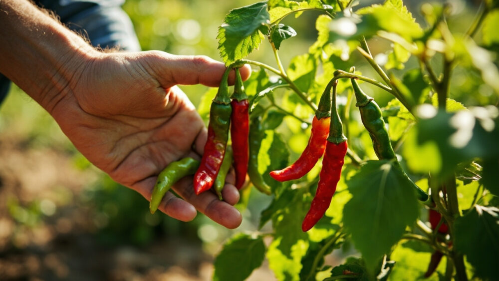 when to harvest cayenne peppers