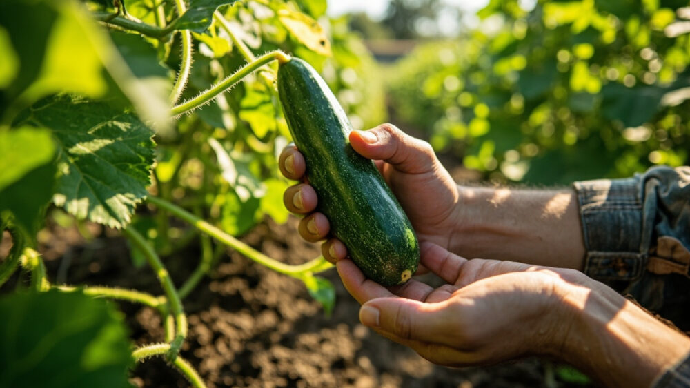 when to harvest cucumbers