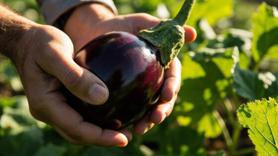 when to harvest eggplant