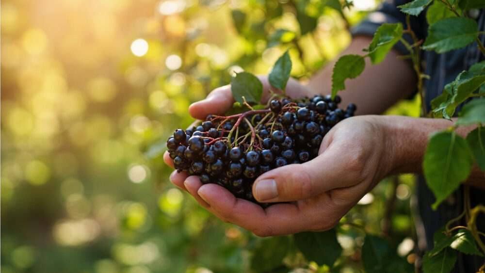 when to harvest elderberries