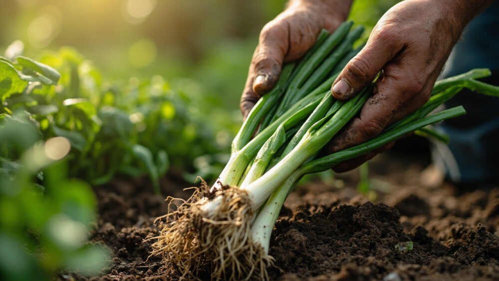 when to harvest green onions
