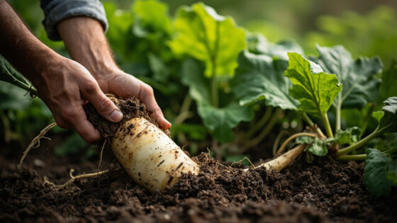 when to harvest horseradish