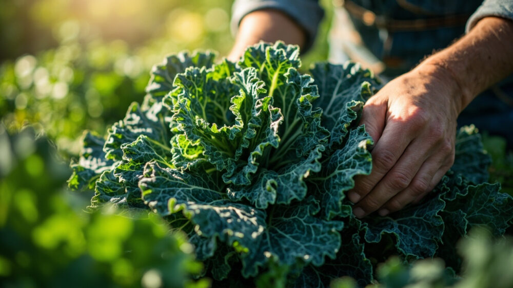 when to harvest kale