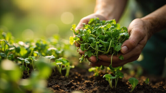 when to harvest microgreens