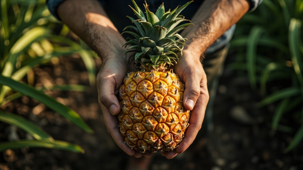 when to harvest pineapples