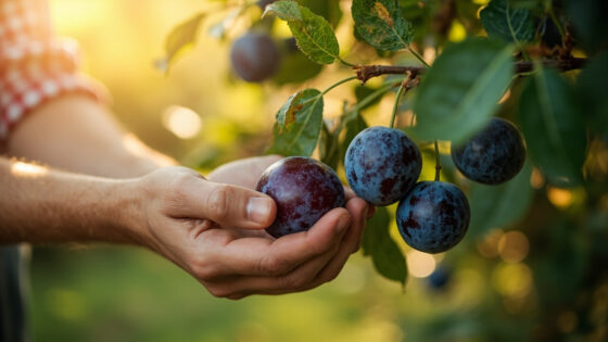 when to harvest plums