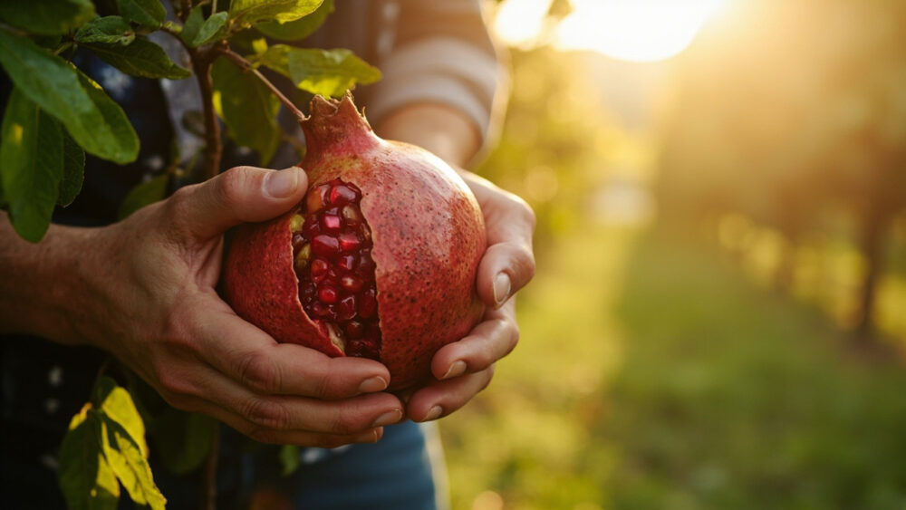 when to harvest pomegranates