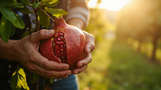 when to harvest pomegranates