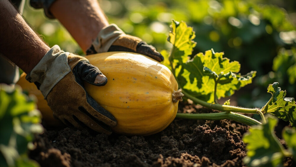 when to harvest spaghetti squash