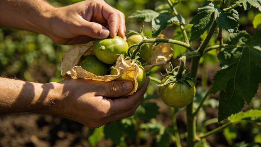 when to harvest tomatillos