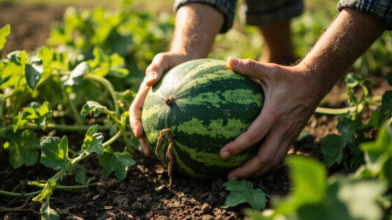 when to harvest watermelon