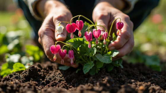 when to plant bleeding hearts
