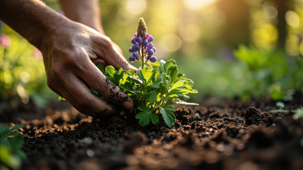 when to plant lupines