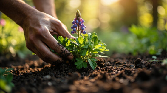 when to plant lupines