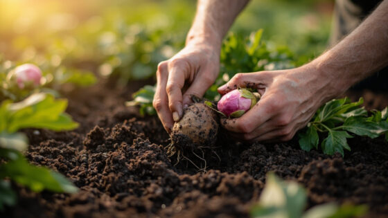 when to plant peonies