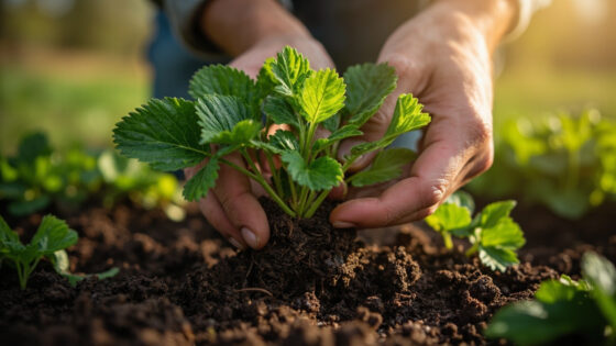 when to plant strawberries in michigan