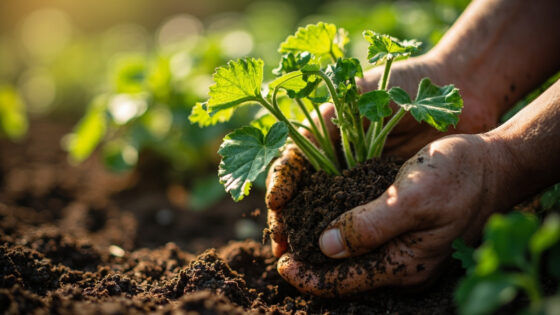 when to transplant cucumbers