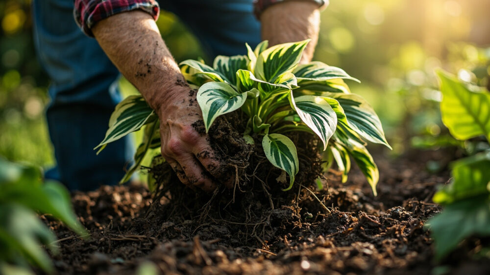 when to transplant hostas
