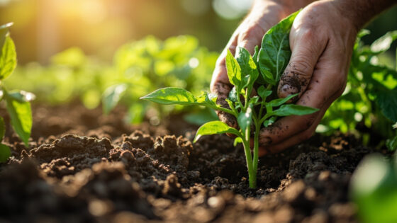 when to transplant peppers